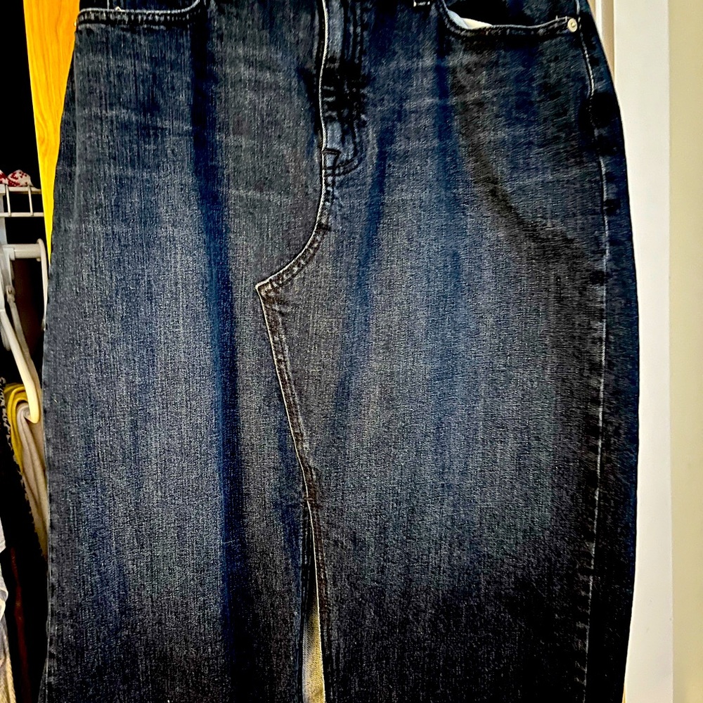 Denim pencil skirt size 12